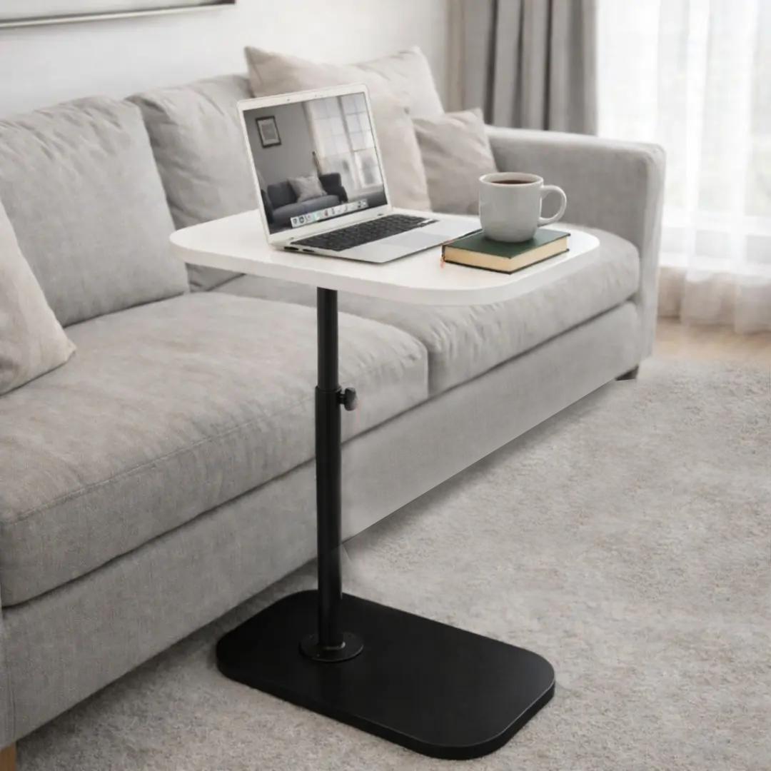 Adjustable C-Shape Side Table