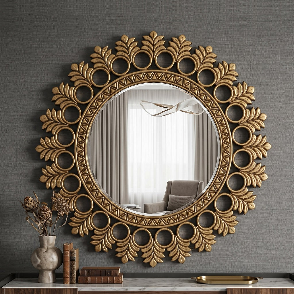 Flower Wall Mirror