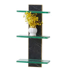 Three Step Wall Shelf Green