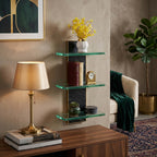 Three Step Wall Shelf Green
