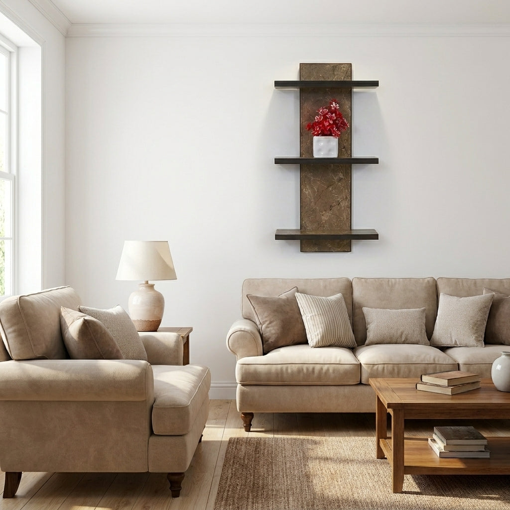 Three Step Wall Shelf