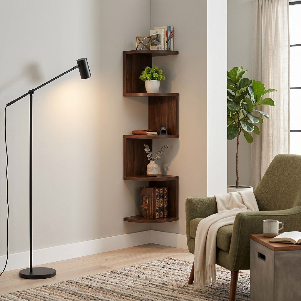ZigZag Corner Wall Shelf